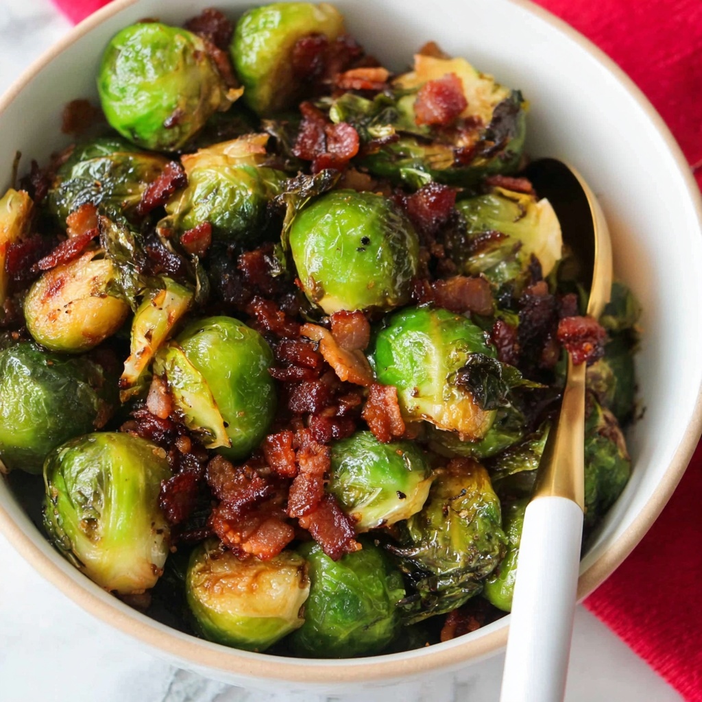 Caramelized Brussels Sprouts with Bacon Jam Recipe - Recipe Image