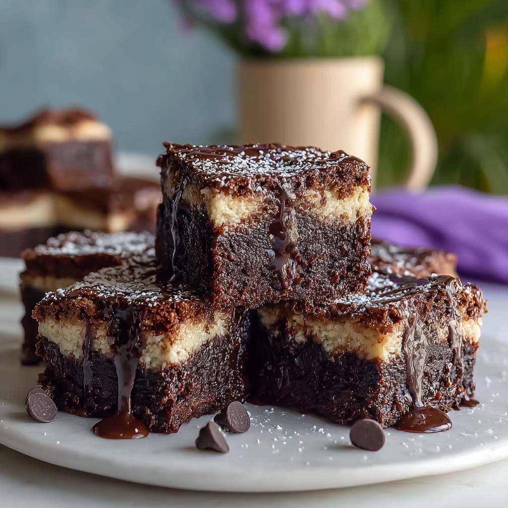 Homemade Keto Cottage Cheese Brownies Recipe - Recipe Image