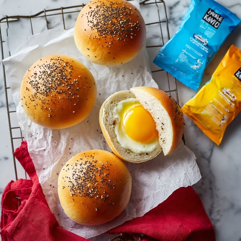 Freezer-Friendly Ham, Egg, and Cheese Bagel Bombs Recipe - Recipe Image