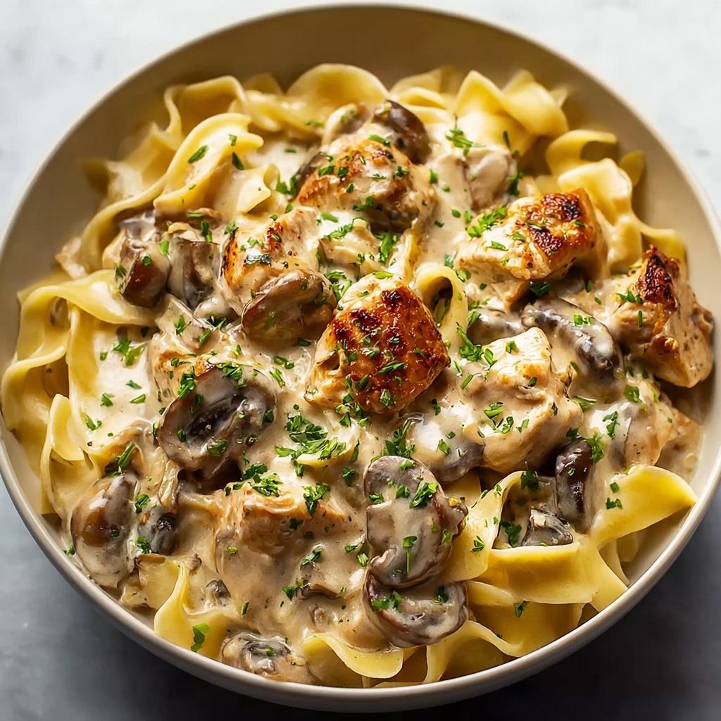 Quick and Easy Rich Chicken Stroganoff for Cozy Nights Recipe - Recipe Image