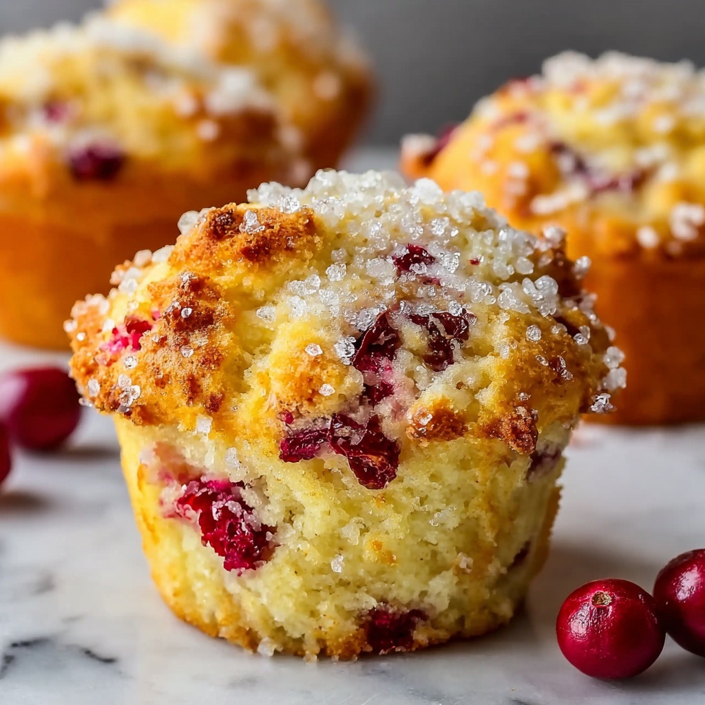 Ricotta Cranberry Orange Muffins Recipe - Recipe Image