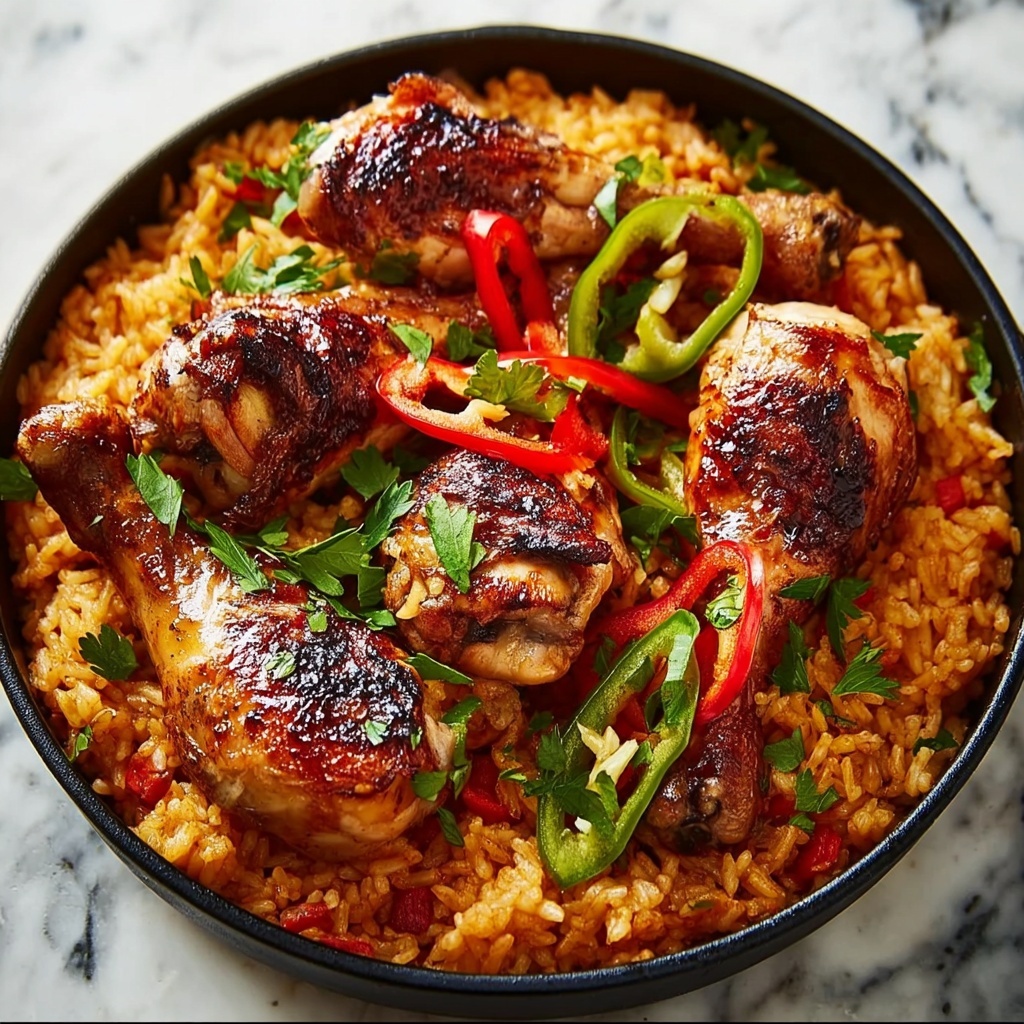 One-Pot Nando’s Portuguese Chicken and Rice Recipe - Recipe Image