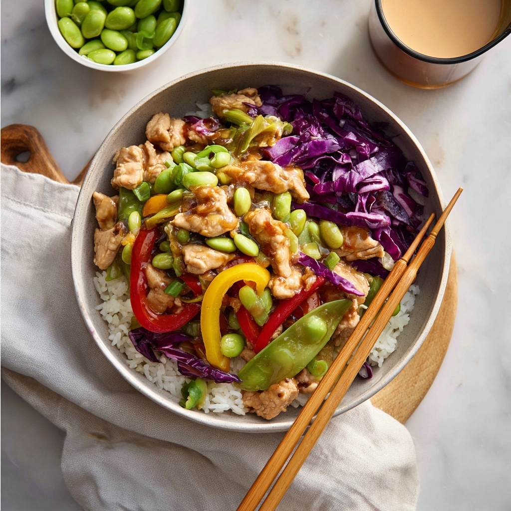 Rainbow Chicken Stir Fry Recipe - Recipe Image