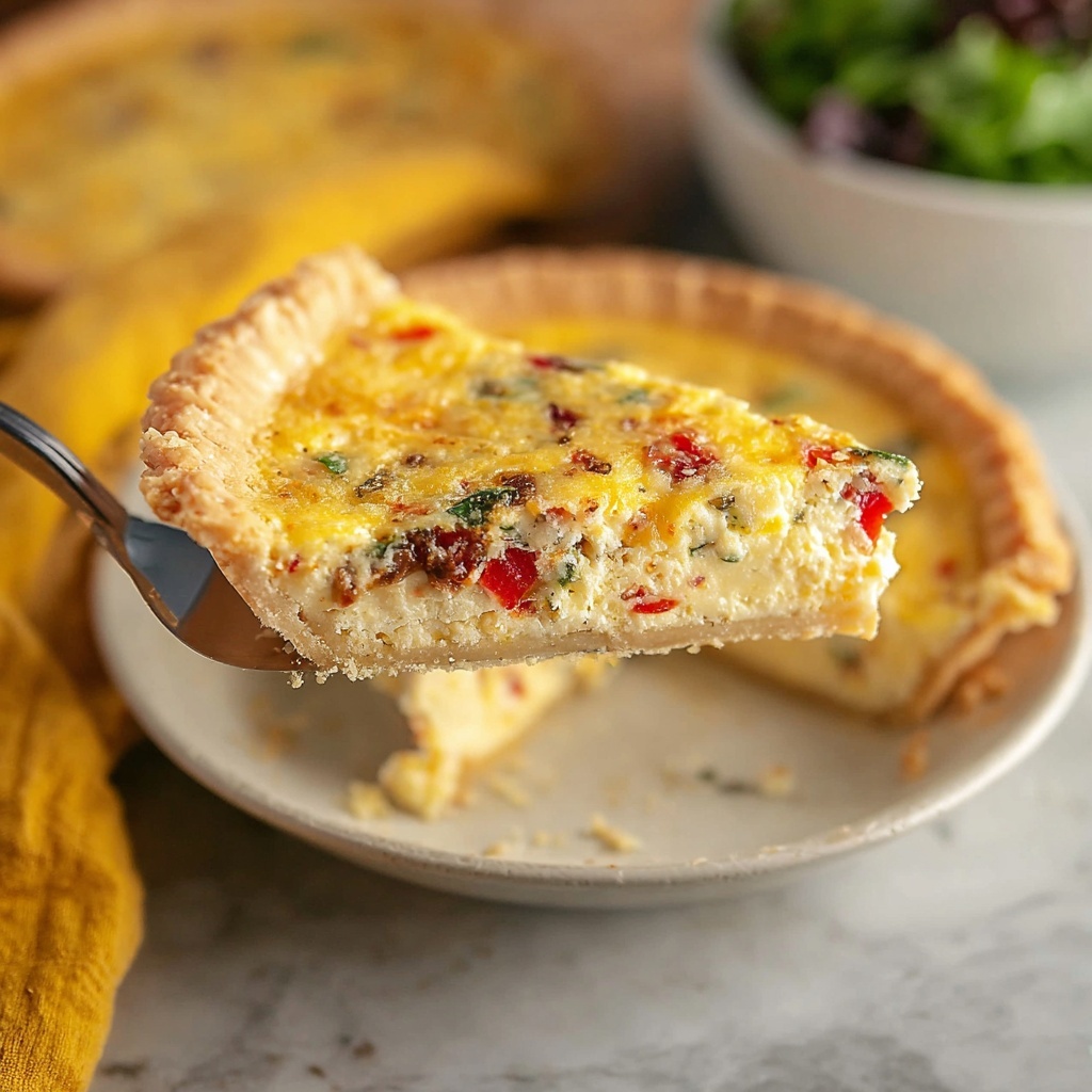 Bacon and Pimento Cheese Quiche Recipe - Recipe Image