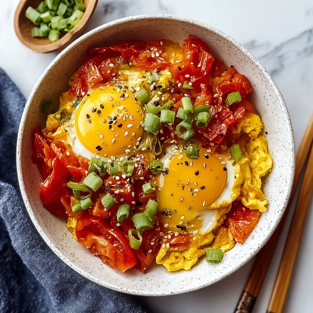 Deliciously Easy Chinese Tomato Egg Stir Fry in 10 Minutes Recipe - Recipe Image