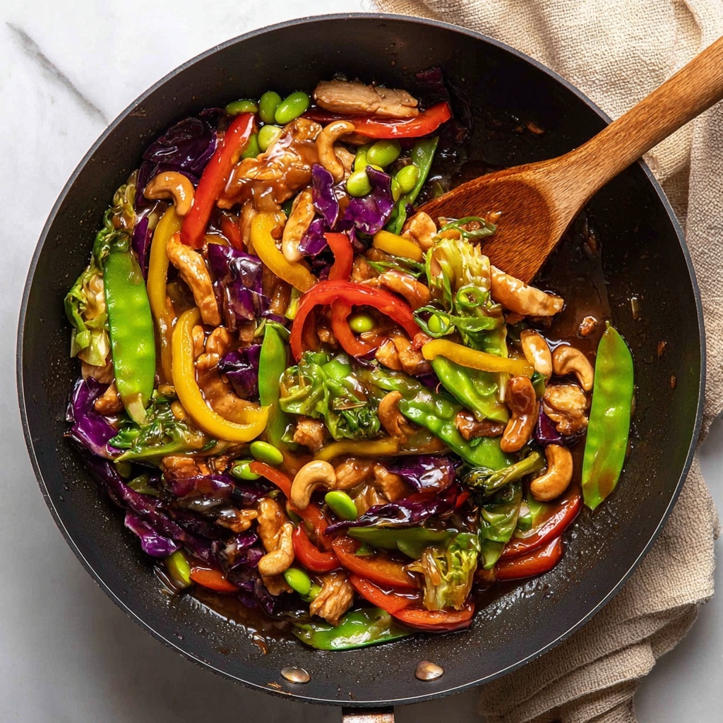 Rainbow Chicken Stir Fry Recipe - Recipe Image