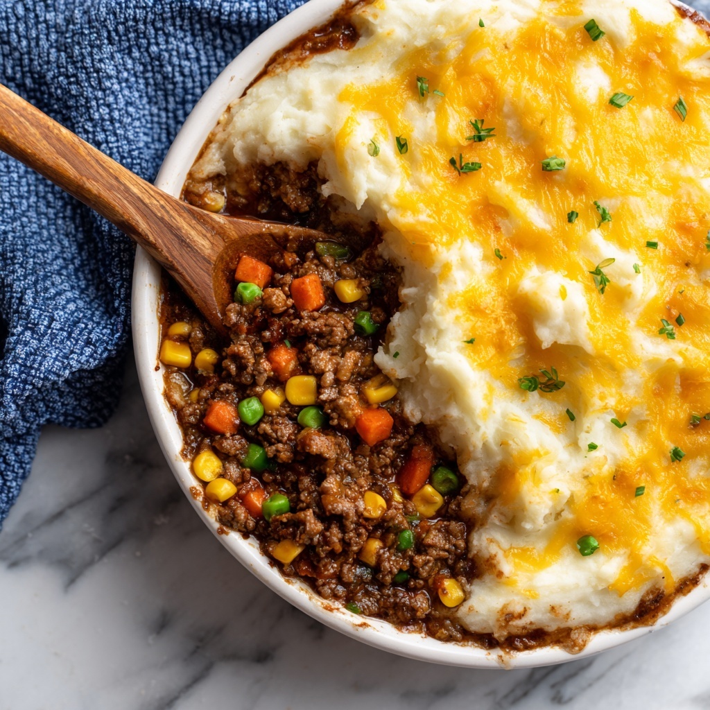 Classic Shepherd’s Pie with Mashed Potatoes and Beef Filling Recipe - Recipe Image