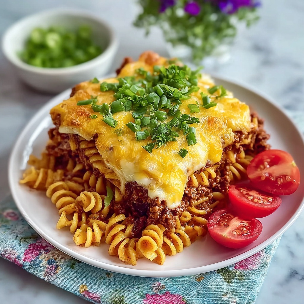 Baked Taco Pasta Recipe - Recipe Image