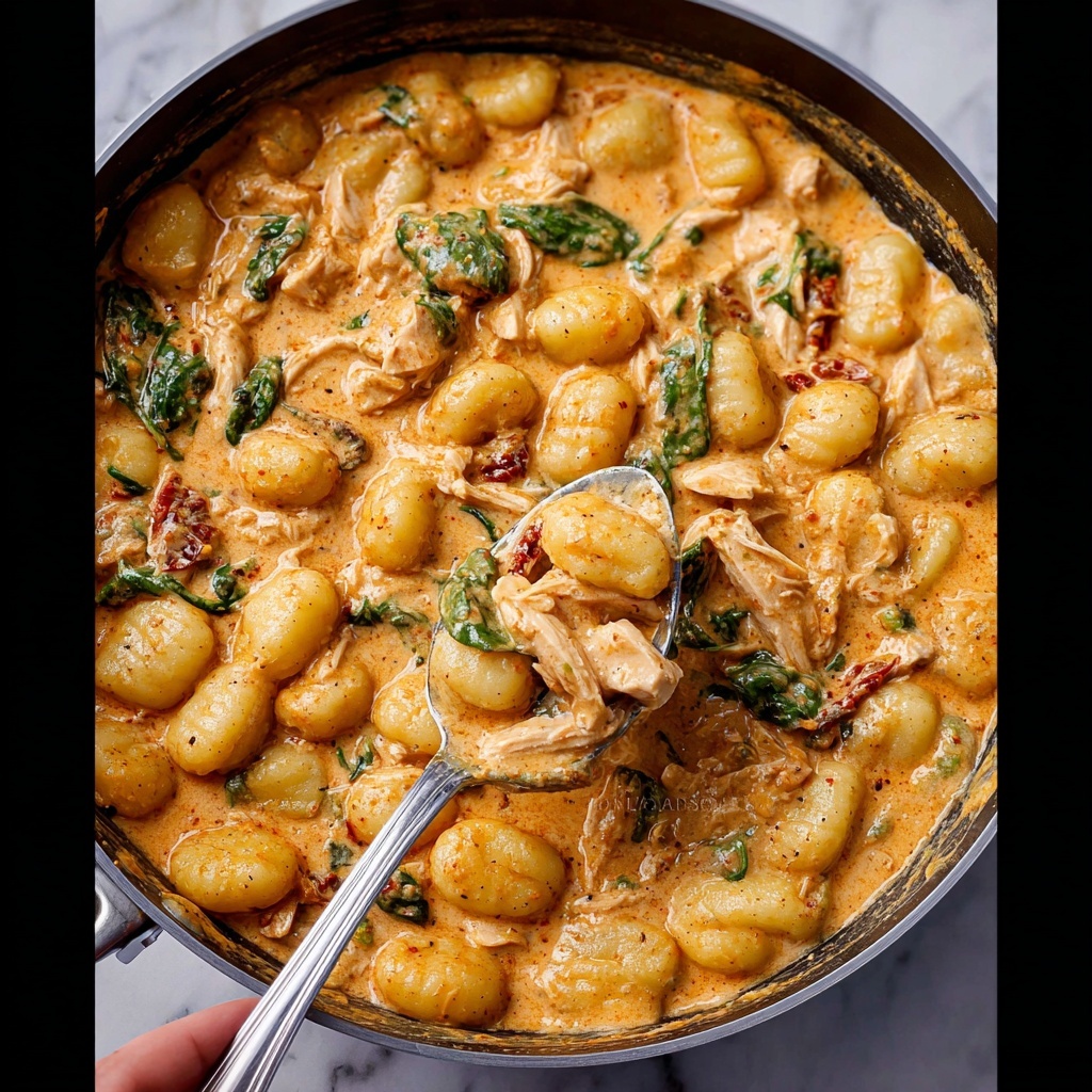 Creamy Chicken and Gnocchi Skillet Recipe - Recipe Image