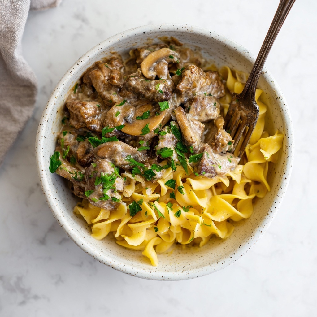 Slow Cooker Beef Stroganoff Recipe - Recipe Image