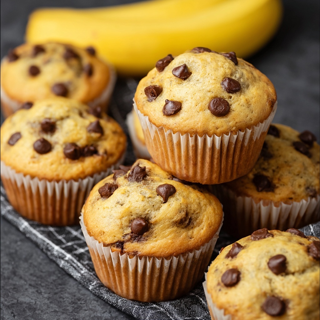 Greek Yogurt Banana Muffins Recipe - Recipe Image