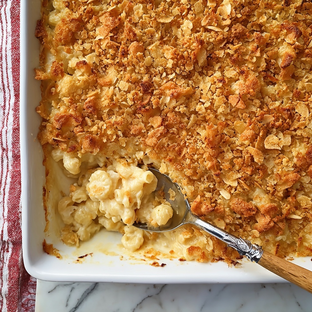 Baked Mac and Cheese with Cheez-It Crust Recipe - Recipe Image