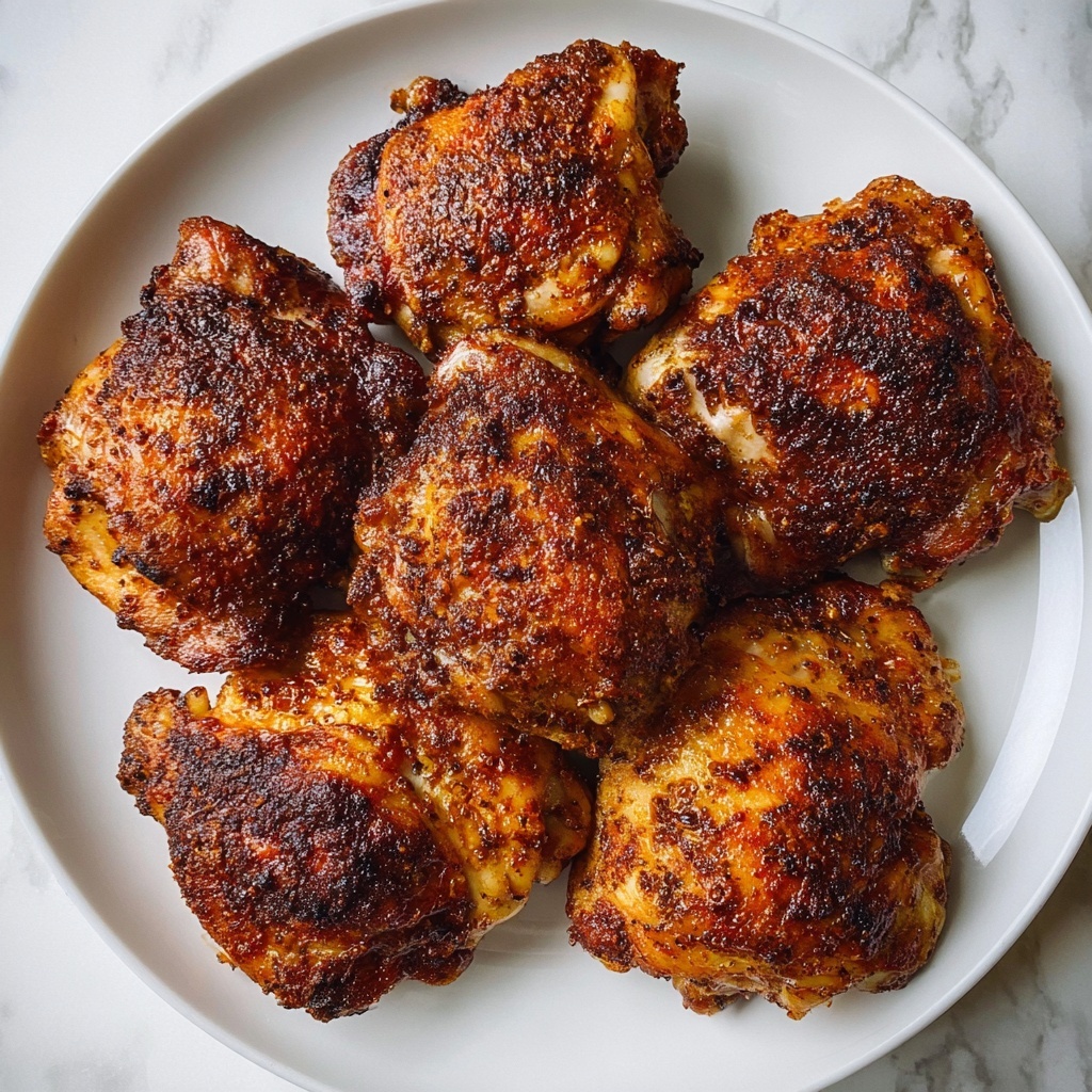 Delicious Ethiopian Chicken Thighs with Berbere Spice Recipe - Recipe Image