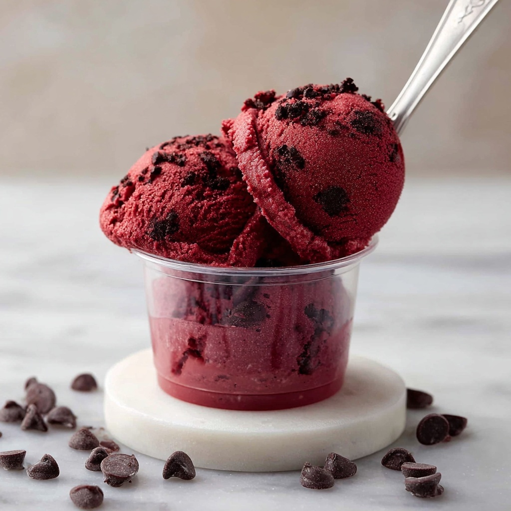 Edible Red Velvet Cookie Dough: A Deliciously Safe Treat Recipe - Recipe Image