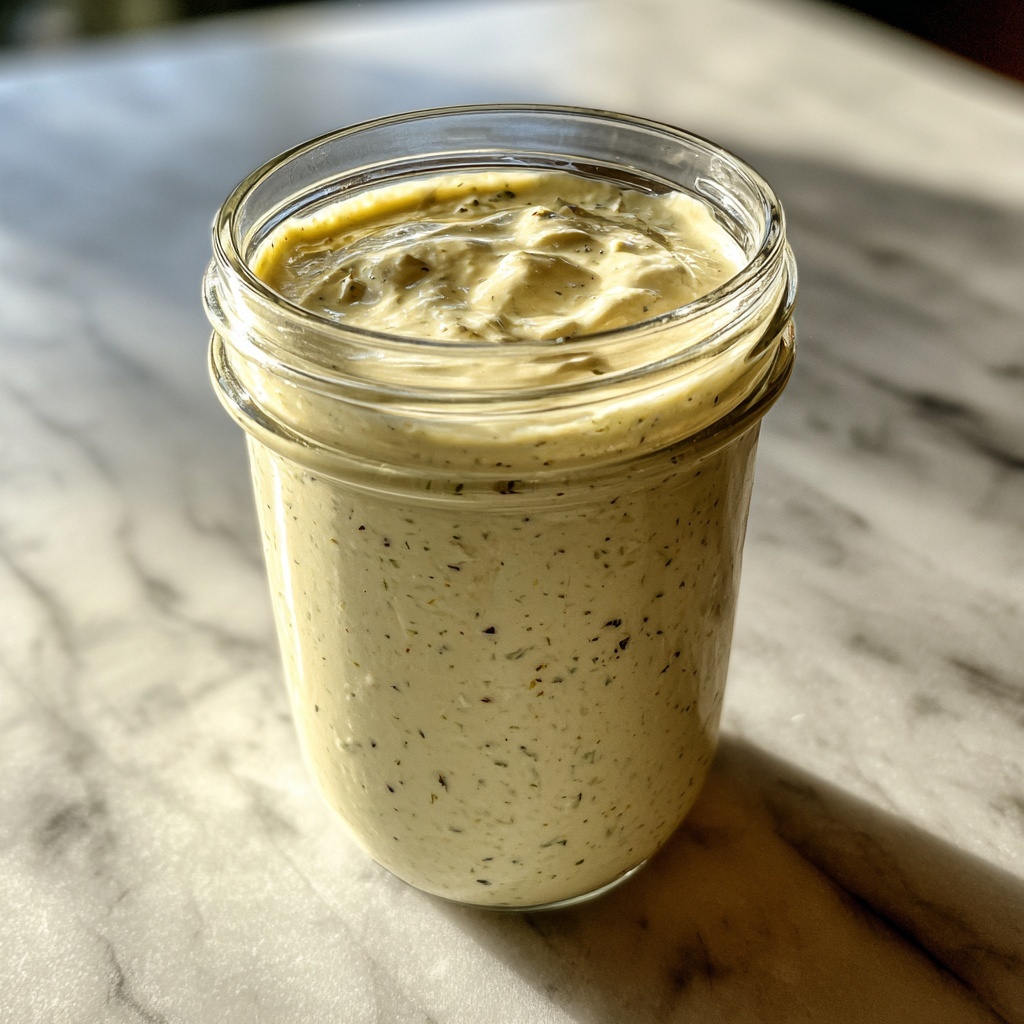 Creamy Greek Salad Dressing Recipe - Recipe Image