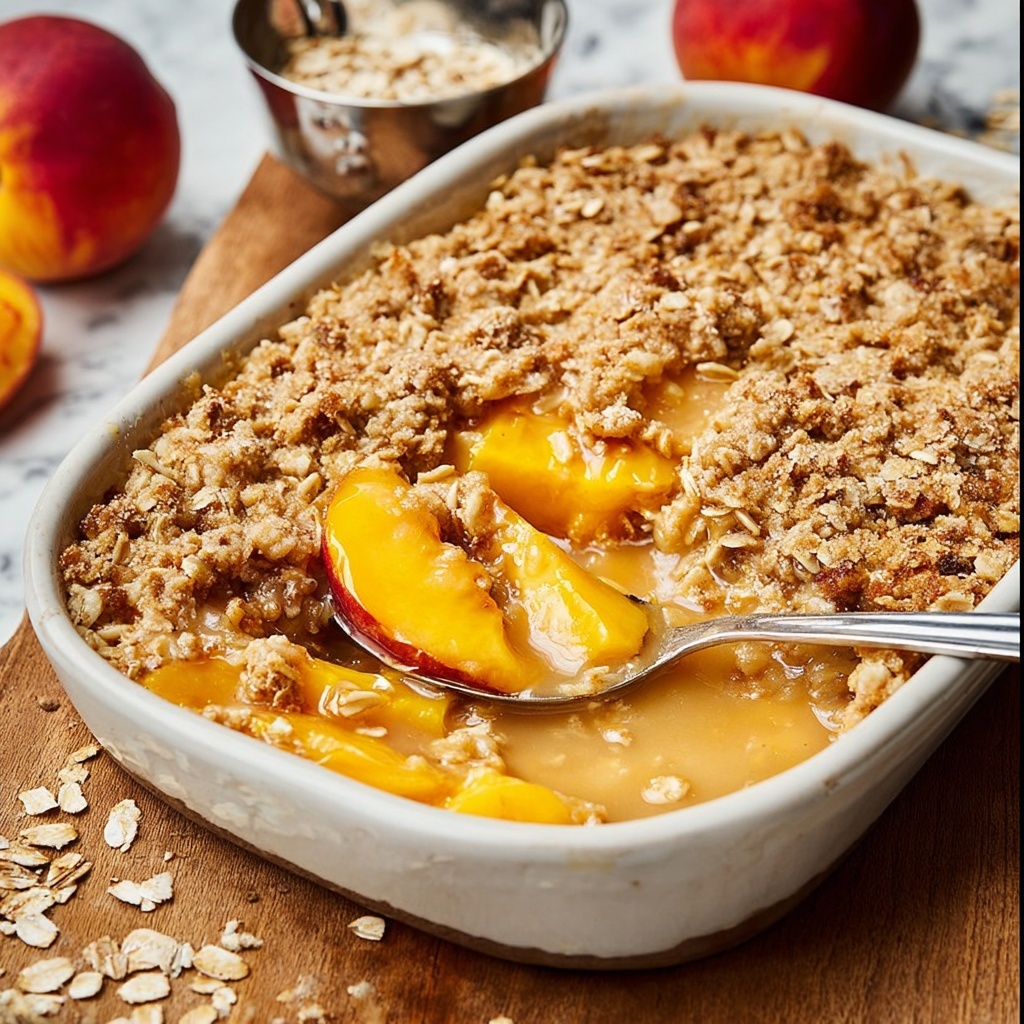 Peach Crisp Recipe - Recipe Image