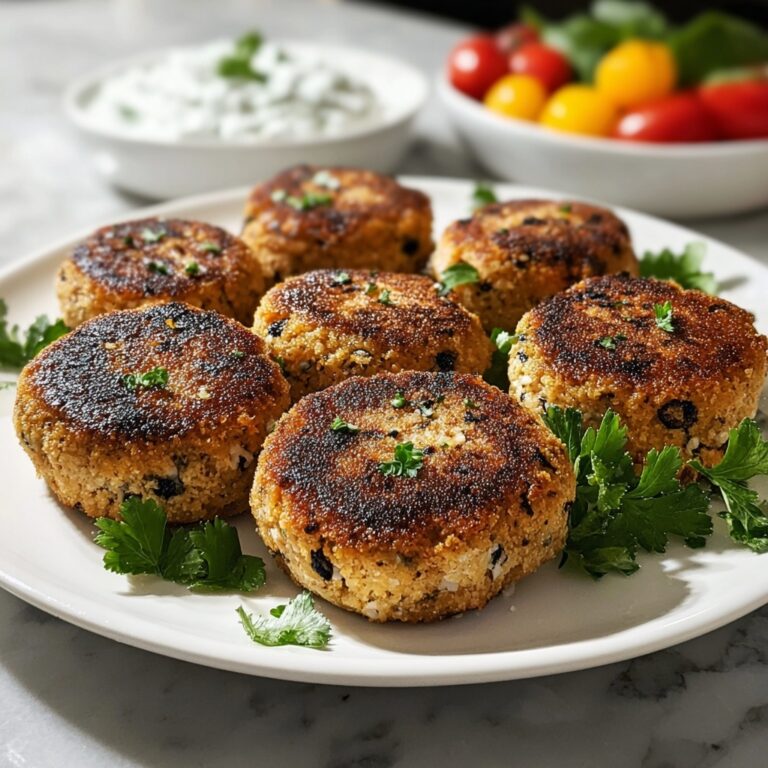 Mediterranean Chicken Patties Recipe