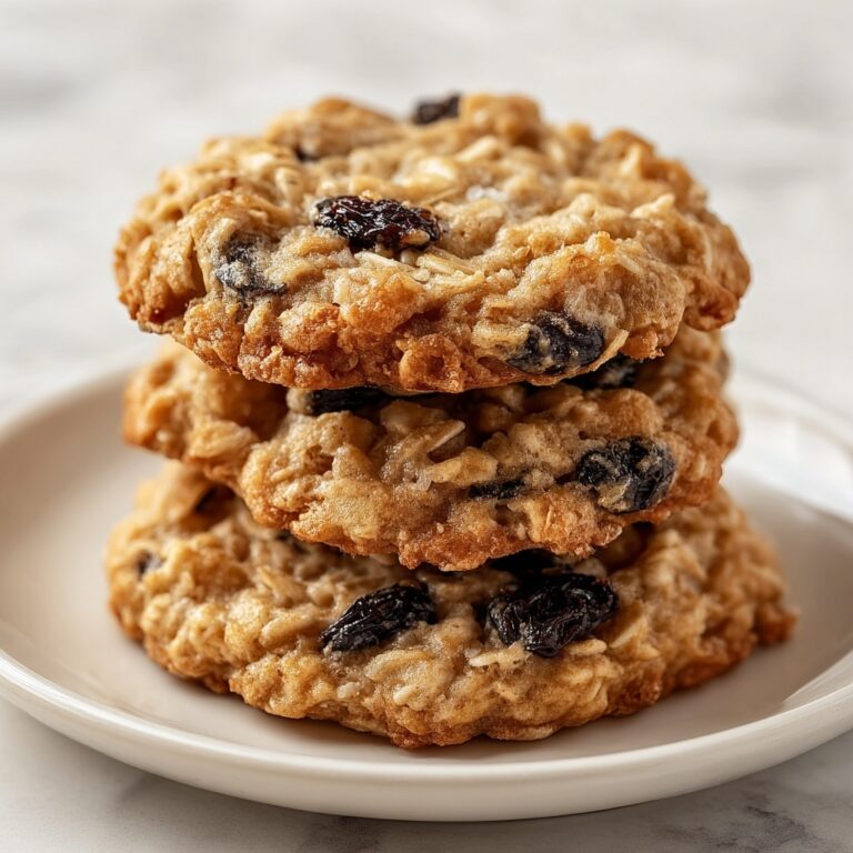 Soft & Chewy Oatmeal Raisin Cookies Recipe