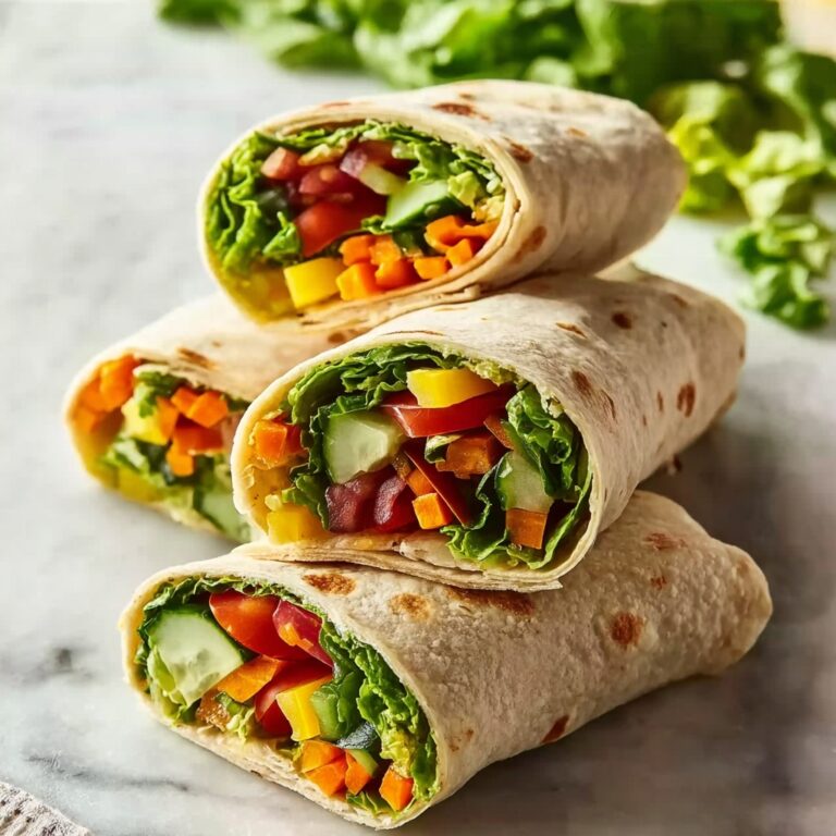 Veggie Hummus Wraps Recipe