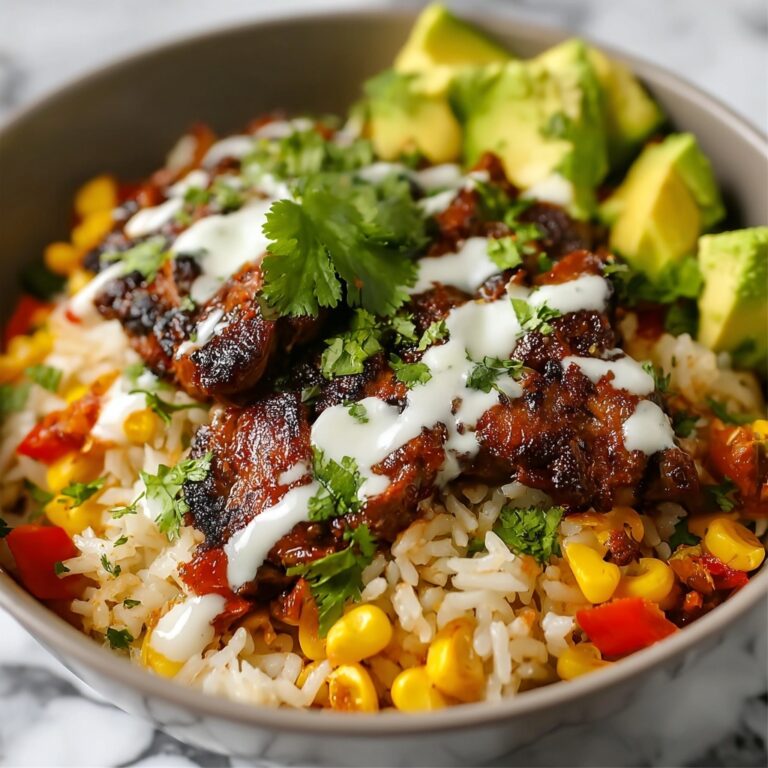 Loaded Street Corn Chicken Rice Bowl Recipe