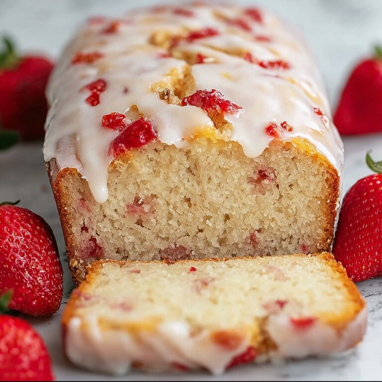 Irresistibly Moist Strawberry Bread with Sweet Glaze Recipe