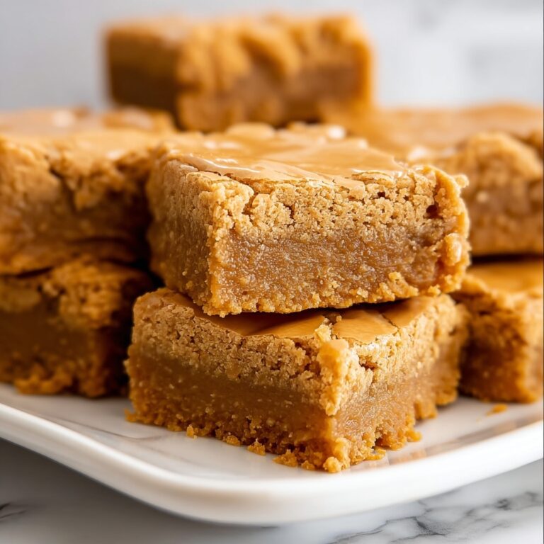 Vegan Cinnamon Chickpea Blondies Recipe