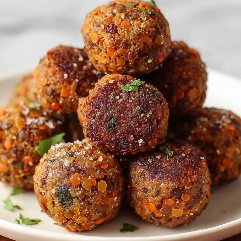 Vegetarian Lentil Meatballs Recipe