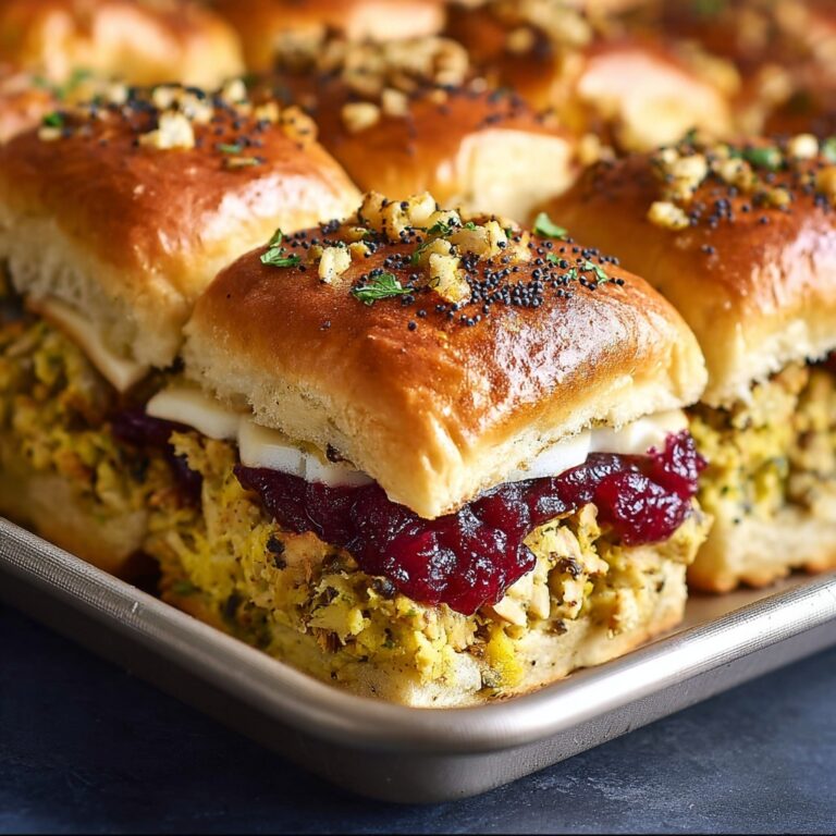 Turkey Cranberry Sliders Recipe