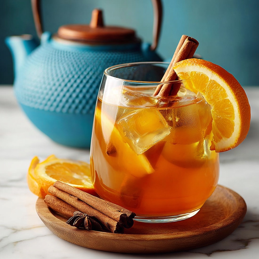 Orange Cinnamon Iced Tea: A Refreshing Summer Recipe - Recipe Image
