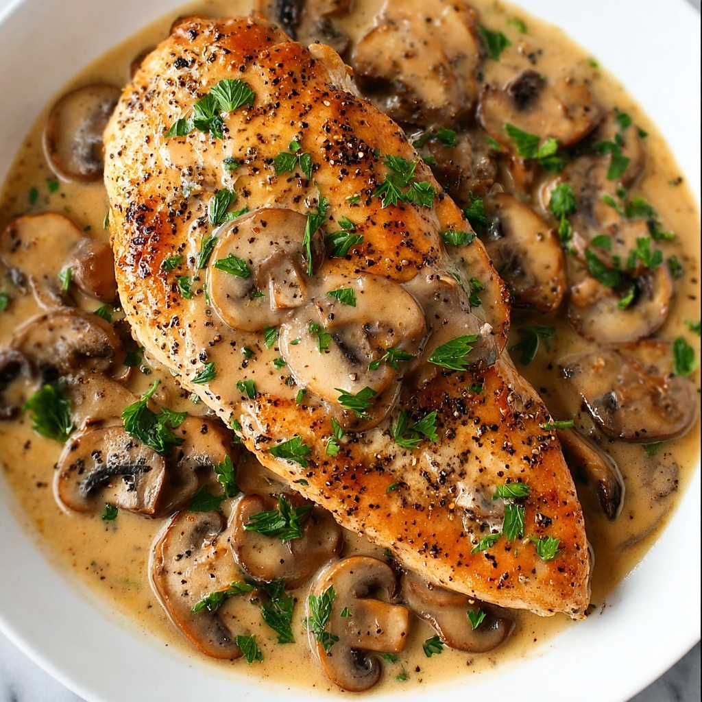 Creamy Mushroom Chicken Recipe - Recipe Image