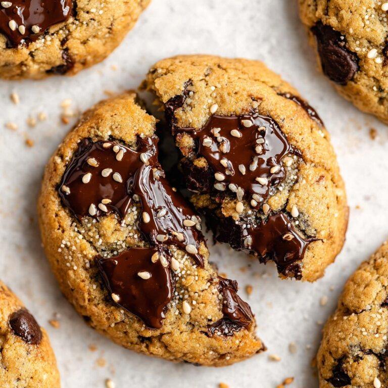Vegan Tahini Chocolate Chip Cookies Recipe