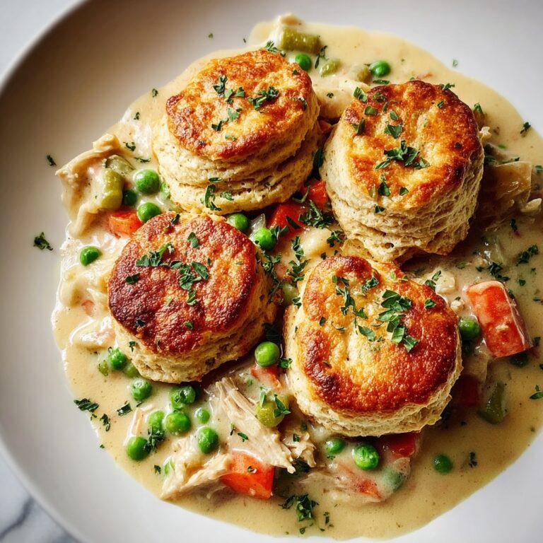 Chicken Pot Pie with Biscuits Recipe