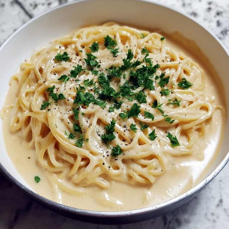 Creamy Garlic Parmesan Spaghetti Recipe