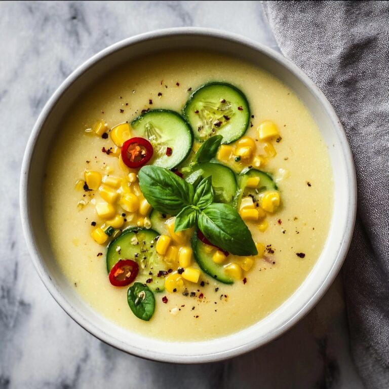 Chilled Summer Corn Soup Recipe