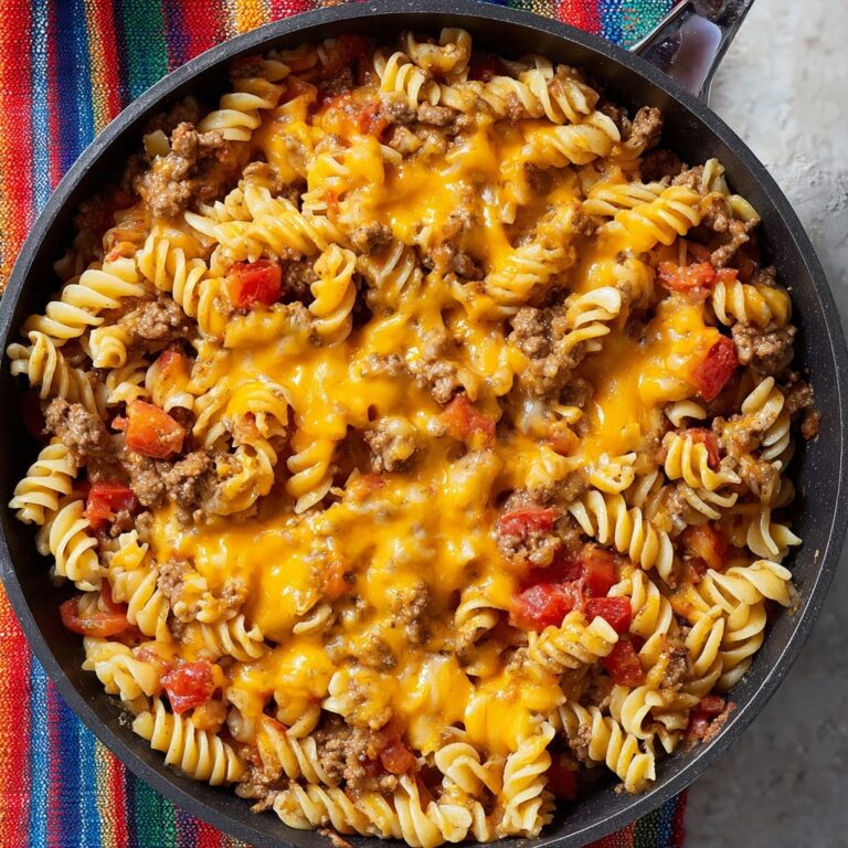 One-Pot Cheesy Taco Pasta Recipe