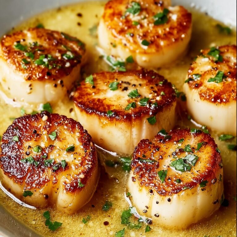 Lemon Garlic Scallops Recipe