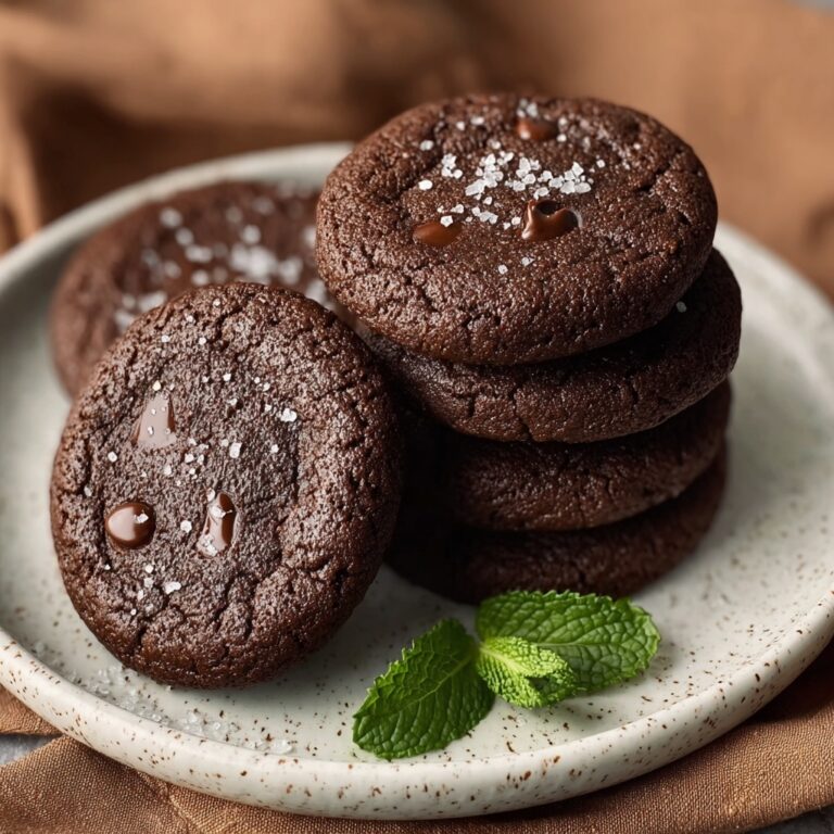 Tiny, Salty, Chocolaty Cookies Recipe