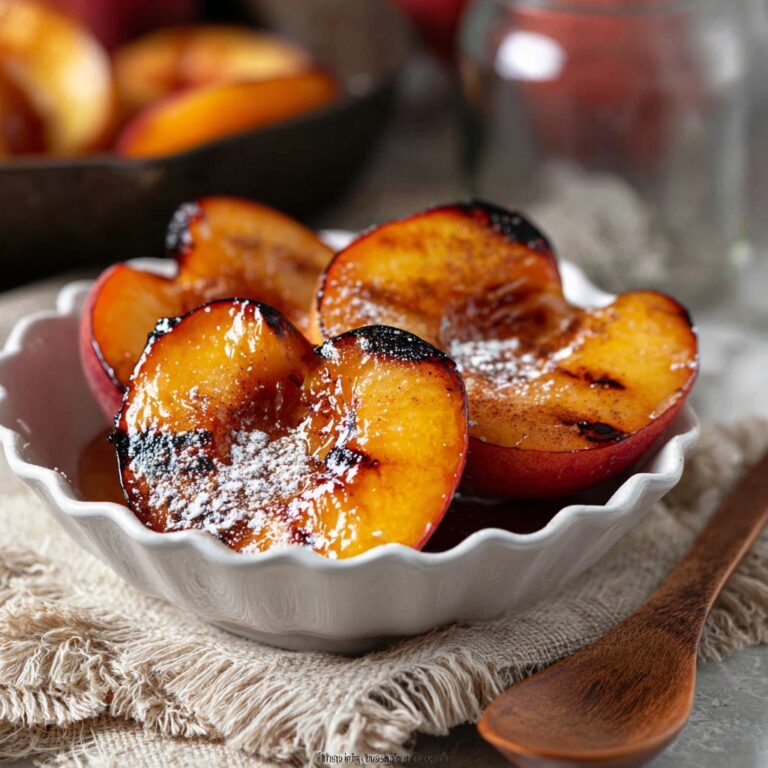 Cinnamon Sugar Baked Peaches Recipe