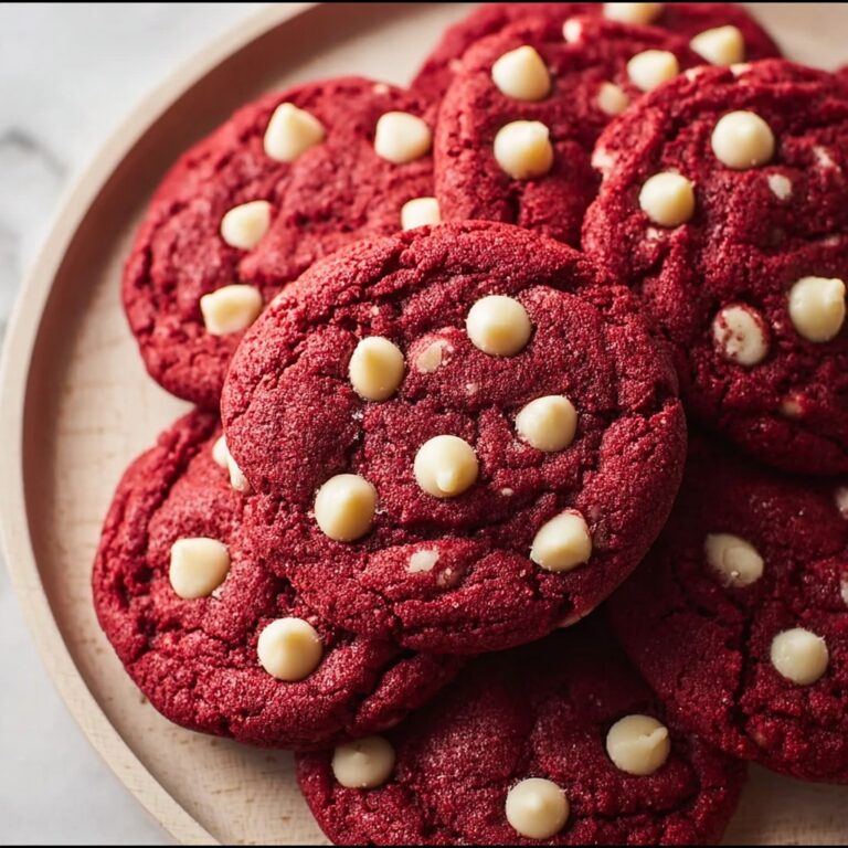 Chewy Red Velvet Cookies with White Chocolate Recipe