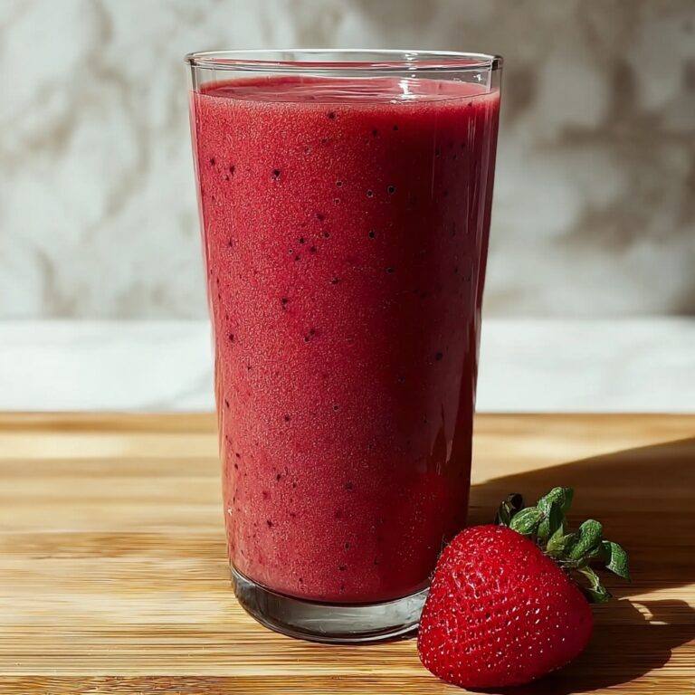 Strawberry Rhubarb Smoothie Recipe