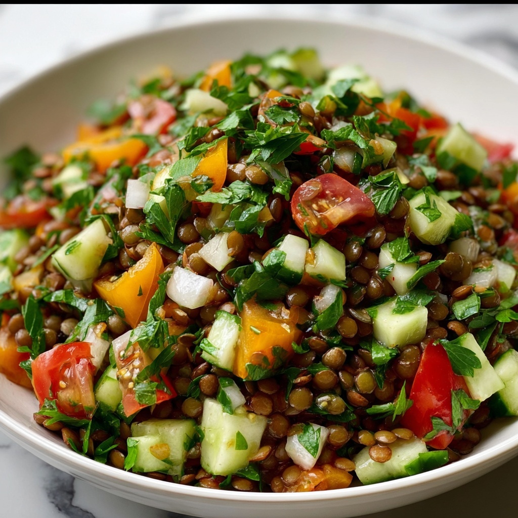 Lentil & Parsley Protein Salad Recipe - Recipe Image
