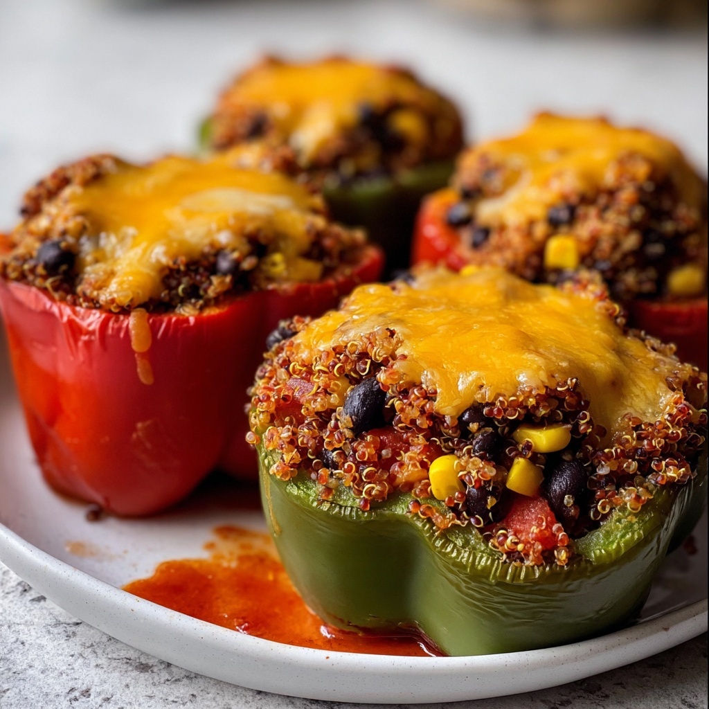 Stuffed Peppers with Quinoa: 7 Irresistible Flavor Bombs Recipe - Recipe Image