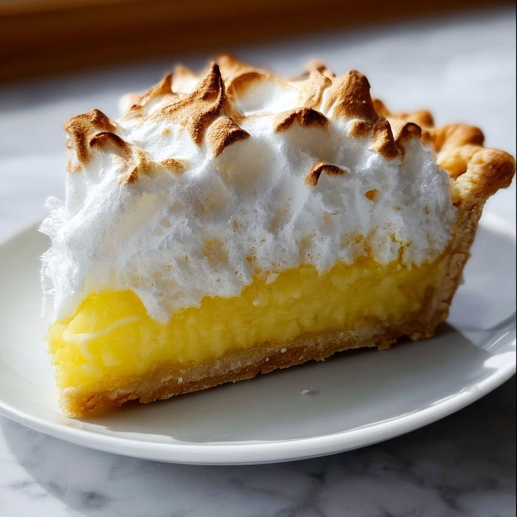 Lemon Meringue Island Delight Pie Recipe for Tropical Bliss Recipe - Recipe Image