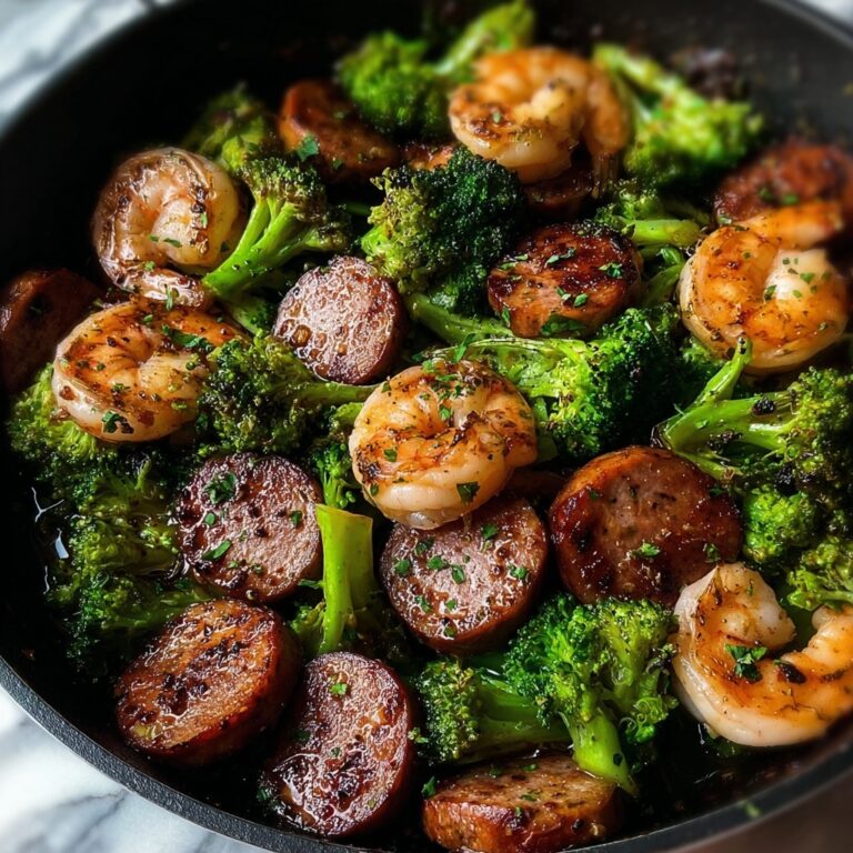 Honey Garlic Shrimp and Sausage Stir-Fry with Broccoli Recipe