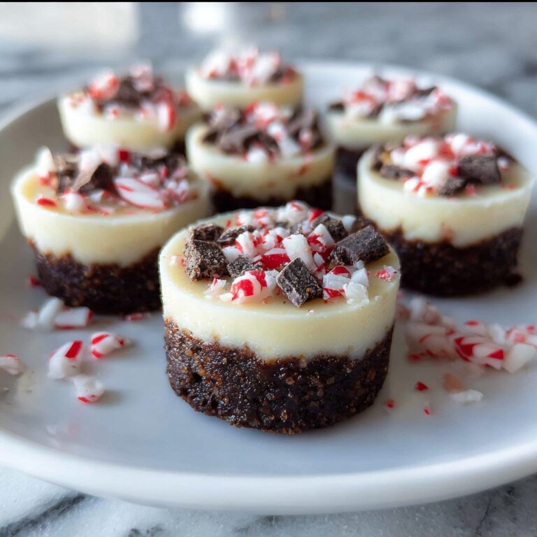 Hot Cocoa Peppermint Cheesecake Bites Recipe