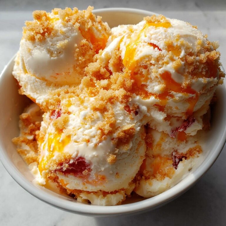 Peach Cobbler Ice Cream Recipe