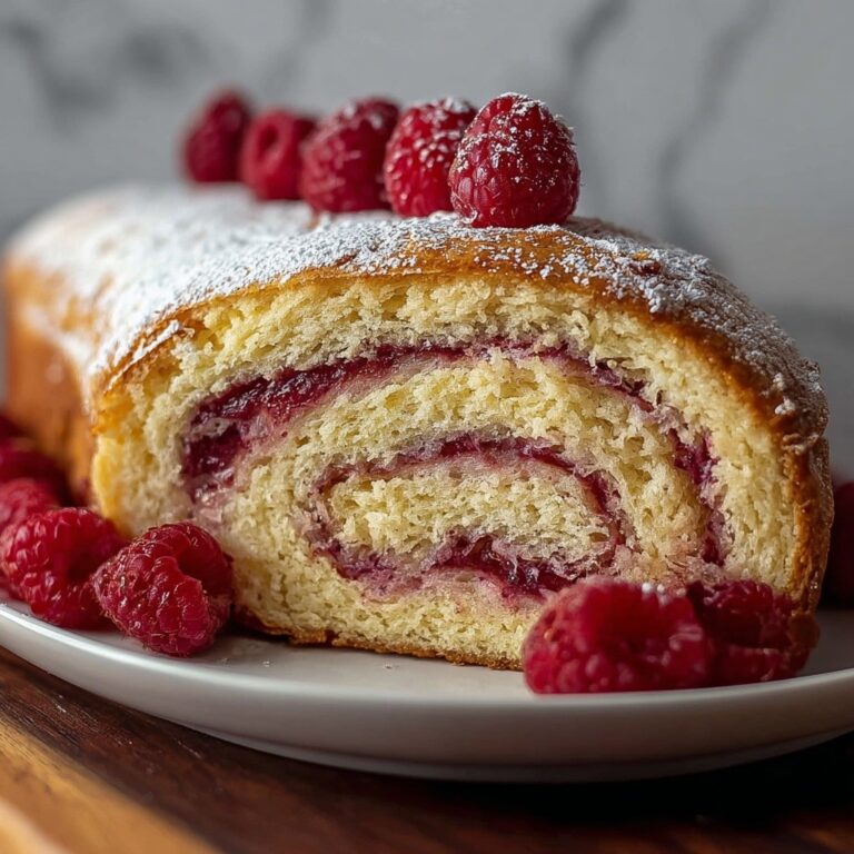 Raspberry Swirl Brioche Loaf Recipe