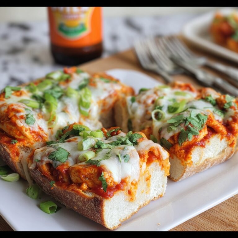 Buffalo Chicken French Bread Pizza Recipe