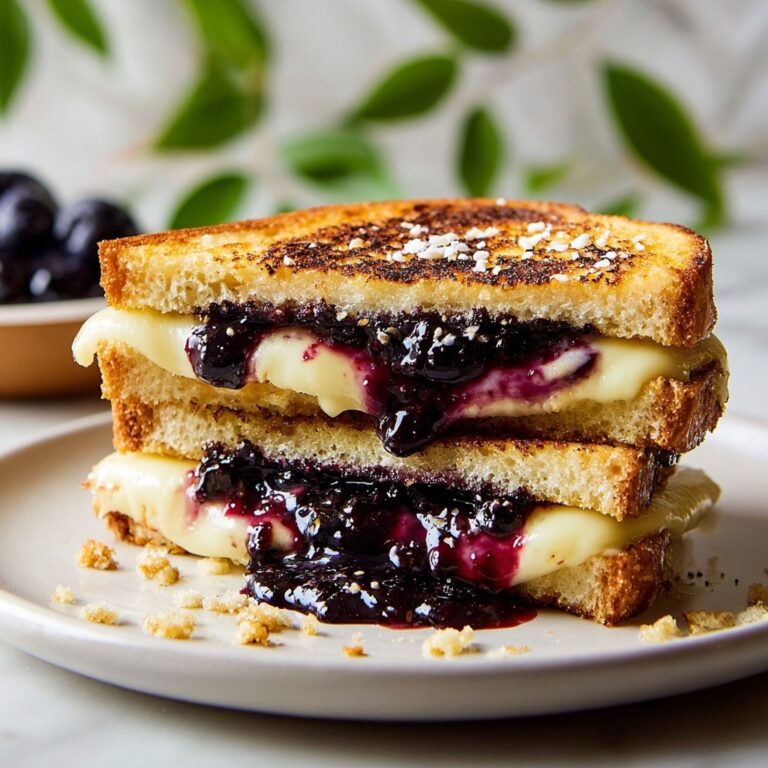 Balsamic Blackberry Bliss Grilled Cheese Recipe