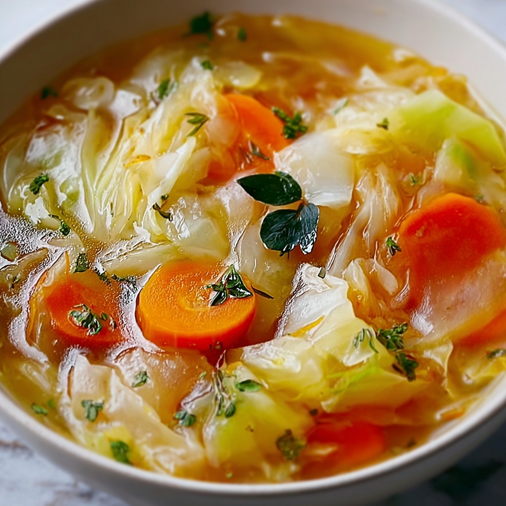 Cabbage Fat-burning Soup: Your Easy Path to Weight Loss Bliss Recipe - Recipe Image